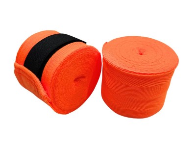 KANONG Elastic Muay Thai Hand wraps : KN-Handwraps-E-Orange