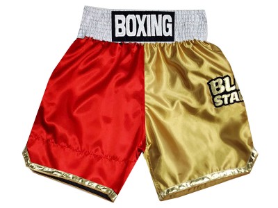 Kanong Custom Fight Shorts : KNBXCUST-2052-Red-Gold