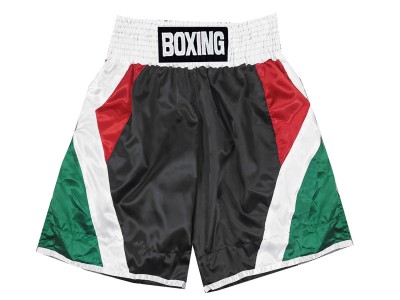 Kanong Custom Fight Shorts : KNBXCUST-2053-Black-Green-Red