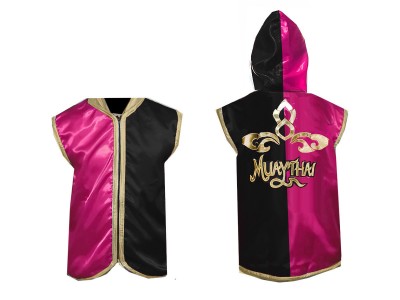 Personalised Walk out Jacket : KNHOD-121-Rose-Black