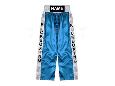Custom Kick Boxing Pants : KNPANTS-001-SkyBlue