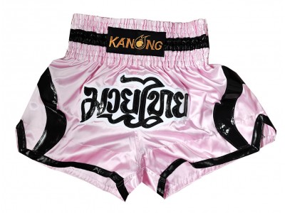 Kanong Kick Boxing Shorts : KNS-144-Pink
