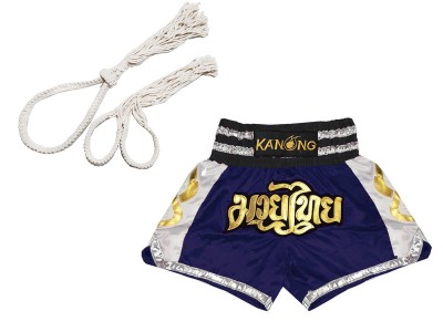 Mongkol Prajead set with Muay Thai Shorts : Set-Mongkol-Boran-147-Navy
