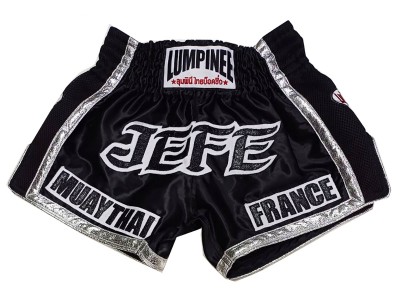 Custom Designed Muay Thai Shorts : KNSCUST-1244-Black