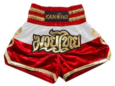 Customized Muay Thai Fight Shorts : KNSCUST-1261-Austria