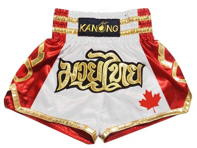 Customized Muay Thai Fight Shorts : KNSCUST-1261-Canada