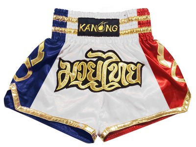 Custom Designed Muay Thai Shorts : KNSCUST-1261-France