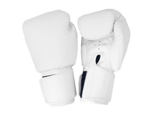 Kanong Thai Boxing Gloves : Classic White