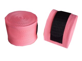 KANONG Elastic Muay Thai boxing Hand wraps : Pink