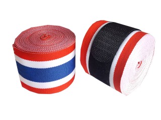 KANONG Elastic Muay Thai Kick boxing Hand wraps : Thai Flag