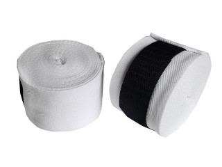 KANONG Elastic Thai Kick boxing Hand wraps : White