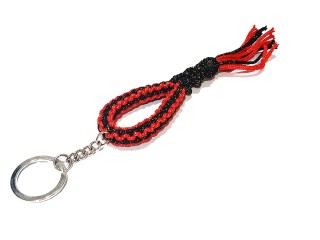 Kanong Muay Thai Mongkol Keyring : Black/Red