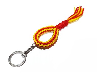 Kanong Muay Thai Mongkol Keyring : Yellow/Red