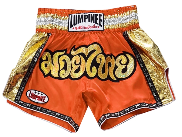 Lumpinee Thai Boxing Shorts : LUM-045-Orange