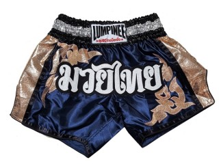 Lumpinee Mens Muay Thai Shorts : LUM-043-Navy