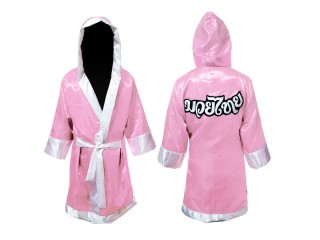 Customized Kanong Thai Boxing Gown : Pink