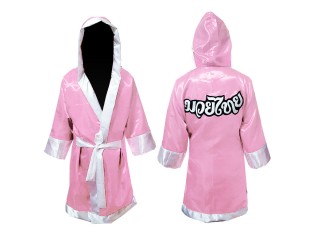 Customized Kanong Muay Thai Boxing Gown : Pink