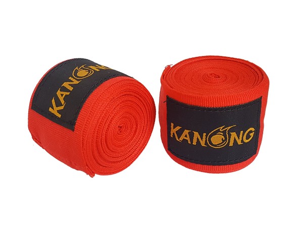 Kanong Muay Thai Hand Wraps : Red
