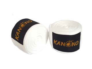 Kanong Thai Boxing Hand Wraps : White