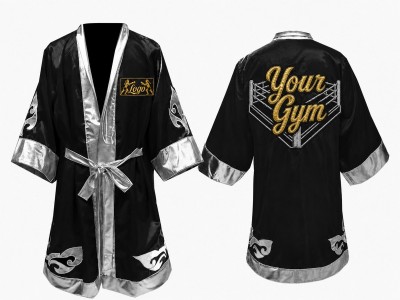 Custom Embroidered Logo Muay Thai Robe