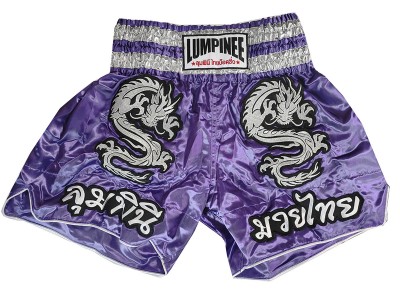 Lumpinee Muay Thai Shorts : LUM-038-Purple