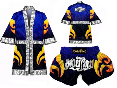 Custom Boxing Robe and Muay Thai Shorts : SET-506