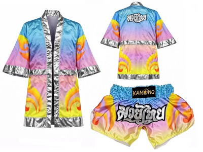 Custom Boxing Robe and Muay Thai Shorts : SET-508