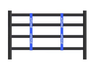 Custom design Boxing Ring Rope Separators  : Blue