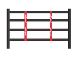 Customised Boxing Ring Rope Separators  : Red