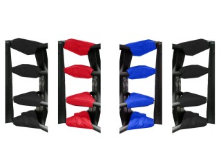 Boxing Ring Turnbuckle Covers 16 pcs : Red/Blue/Black