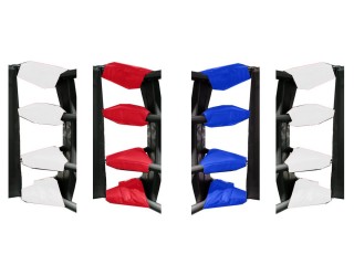 Boxing Ring Turnbuckle Covers 16 pcs : Red/Blue/White