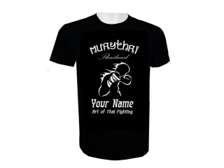 Personalized Name Add Text Muay Thai Shirt : KNTSHCUST-018