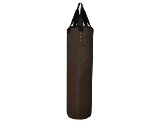 Kanong Customizable Thai Boxing Microfiber Heavy Bag : DarkBrown 180 cm.