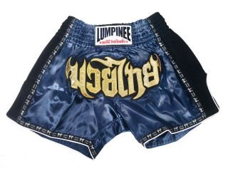 Lumpinee Kids Muay Thai Boxing Shorts : LUMRTO-003-Navy-K