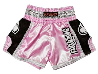 Kanong Retro Thai Boxing Shorts : KNSRTO-208-Pink