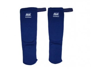 Thai Boxing Amateur Shin Guards : Blue