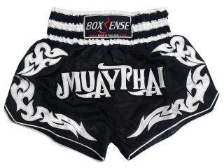 Boxsense Kids Muay Thai Boxing Shorts : BXS-076-BK