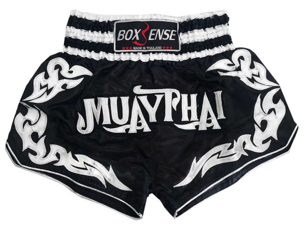 Boxsense Thai Boxing Shorts : BXS-076-BK