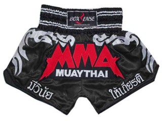Boxsense Muay Thai Shorts : BXS-066-Black