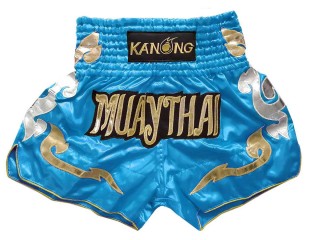 Kanong Muay Thai Shorts : KNS-126-Skyblue