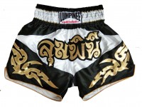 Lumpinee Muay Thai Shorts : LUM-049-White