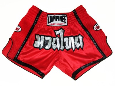 Lumpinee Kick Boxing Shorts : LUMRTO-005-Red