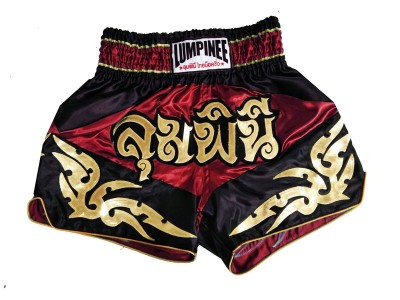 Lumpinee Mens Muay Thai Shorts : LUM-049-Red