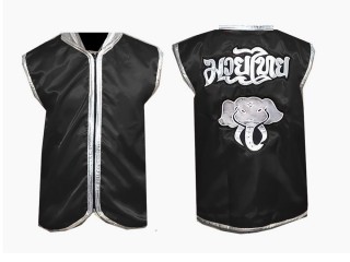 Customized Kanong Cornerman Jacket : Black Elephant