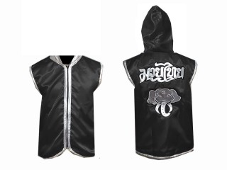 Customized Kanong Muay Thai Hoodies : Black/Elephant