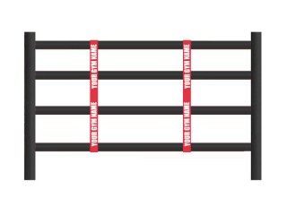 Customised Thai Boxing Ring's Rope Separators