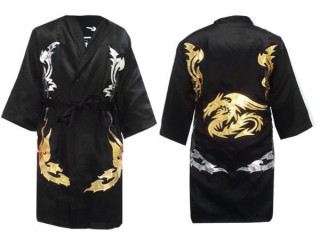 Customized Kanong Boxing Robe : Black Dragon