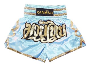 Kanong Muay Thai Shorts : KNS-121-LightBlue