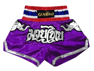 Kanong Muay Thai Shorts : KNS-125-Purple