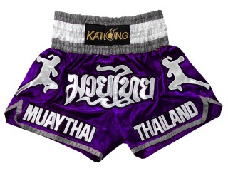 Kanong Thai Fighter Boxing Shorts : KNS-133-Violet